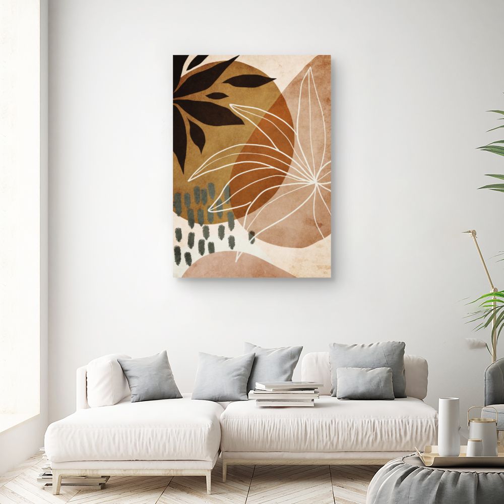 Tableau Feuillage abstrait