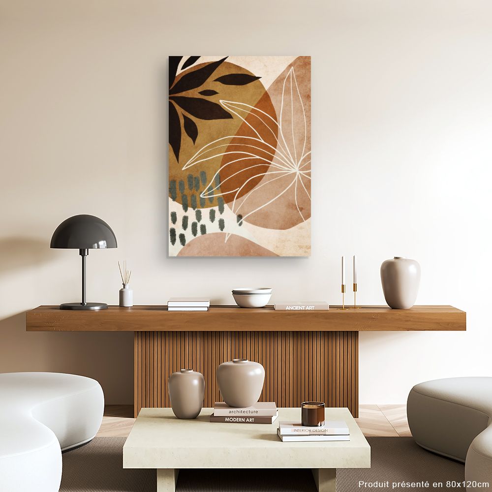 Tableau Feuillage abstrait