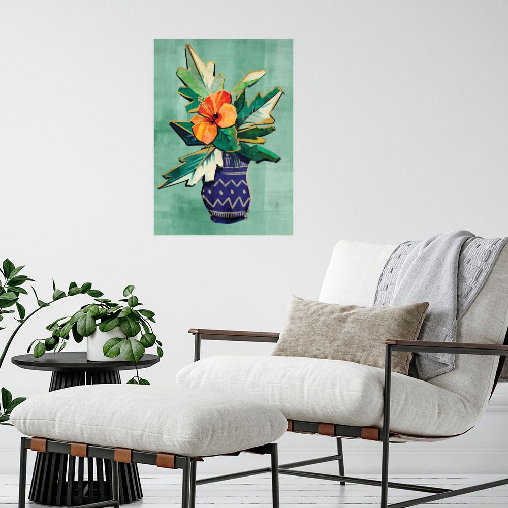 Affiche Vase exotique