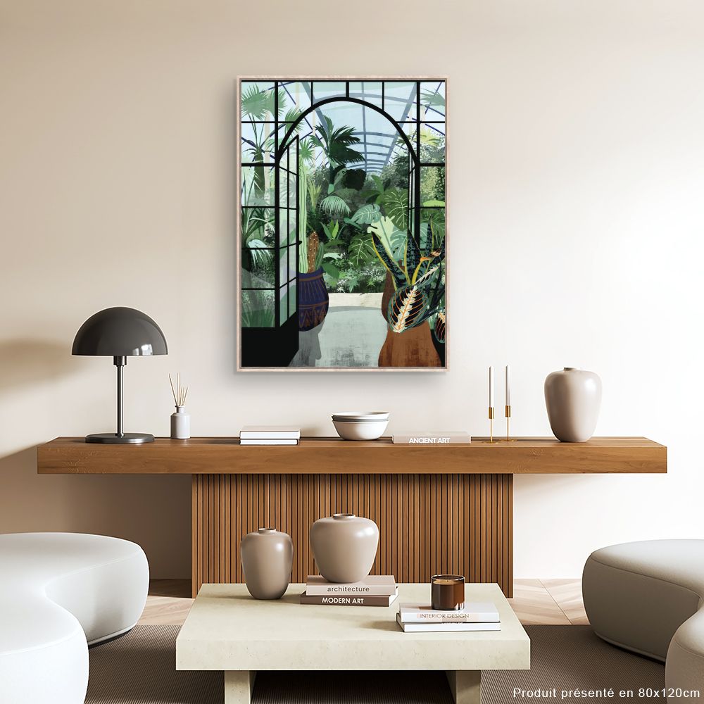Tableau Serre luxuriante