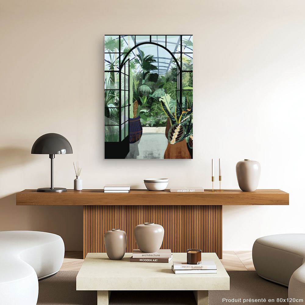 Tableau Serre luxuriante