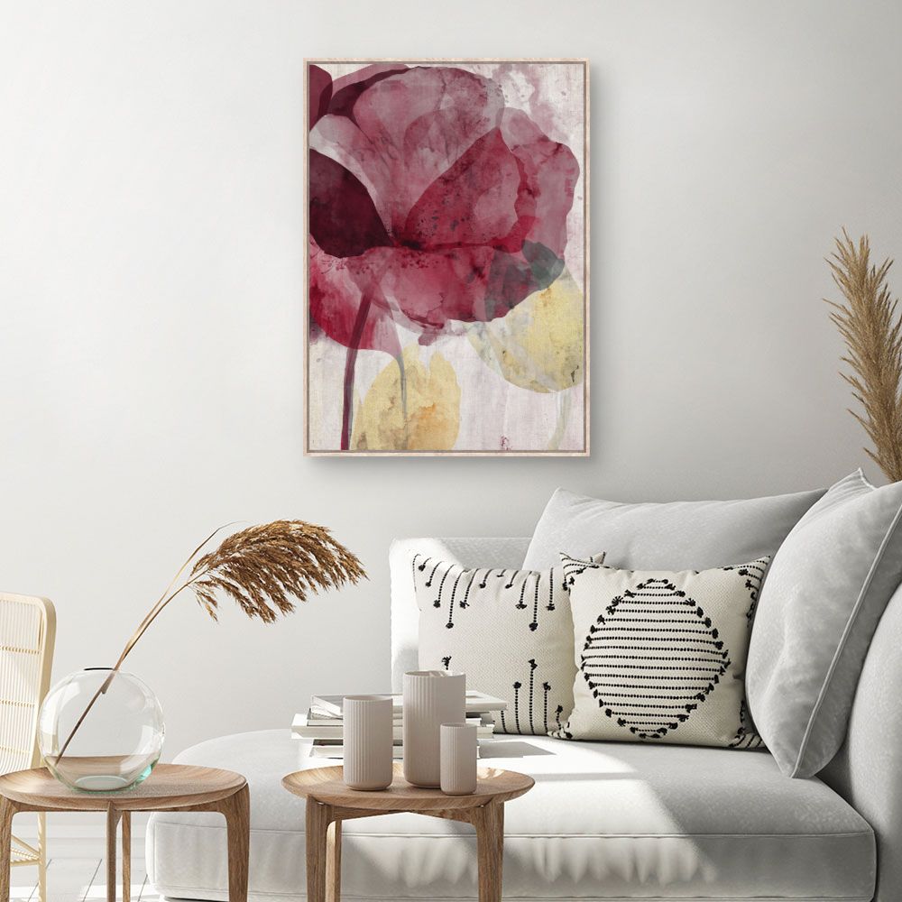 Tableau Fleurs abstraites