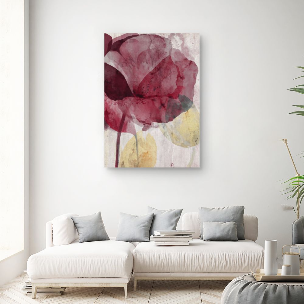 Tableau Fleurs abstraites