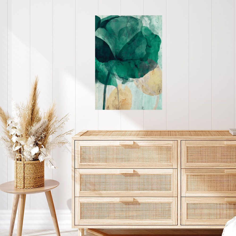 Affiche Fleurs aquarelle délicates