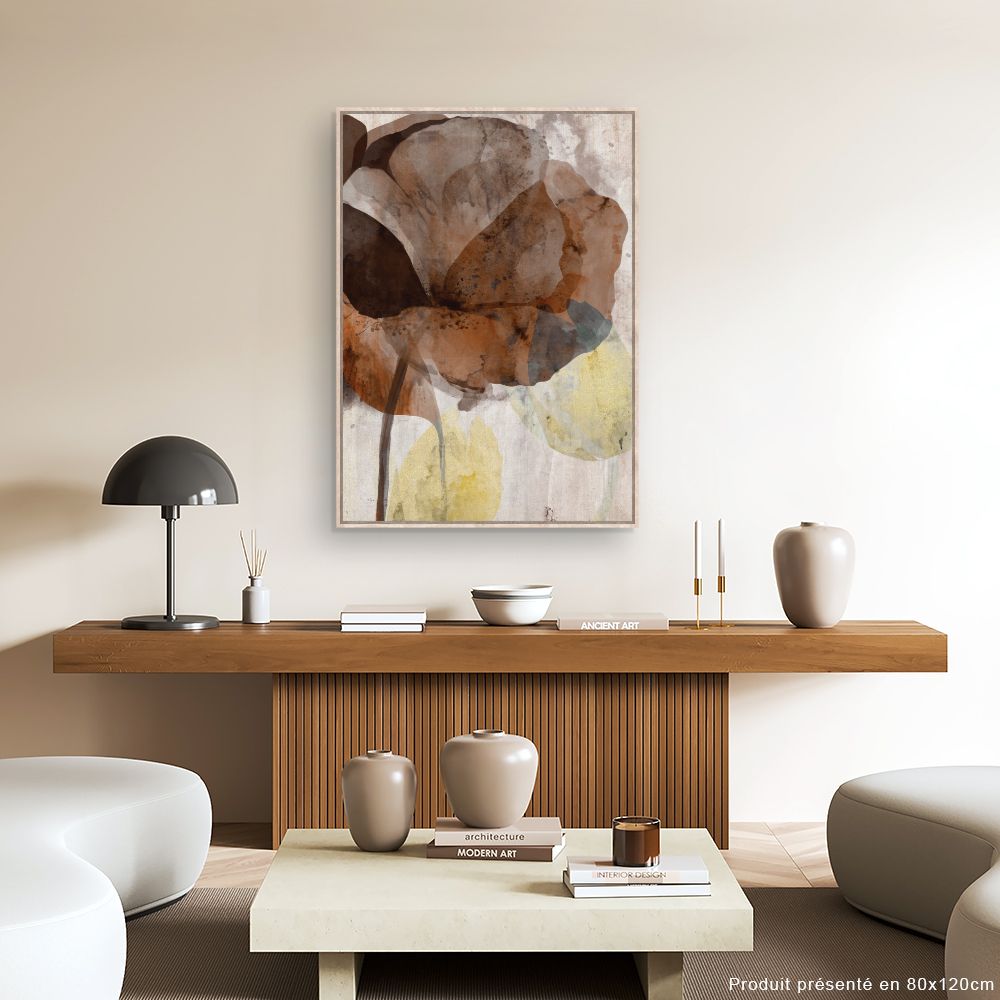 Tableau Fleurs abstraites
