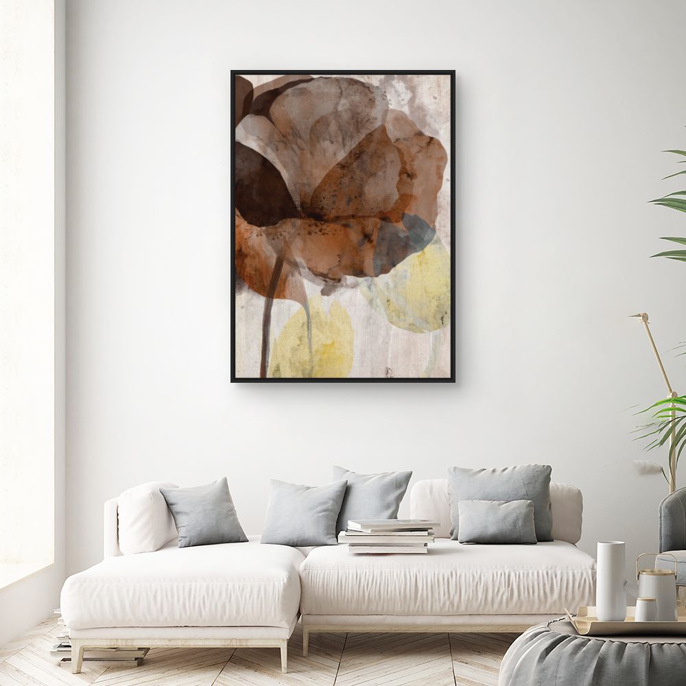 Tableau Fleurs abstraites