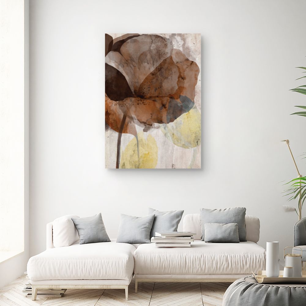 Tableau Fleurs abstraites