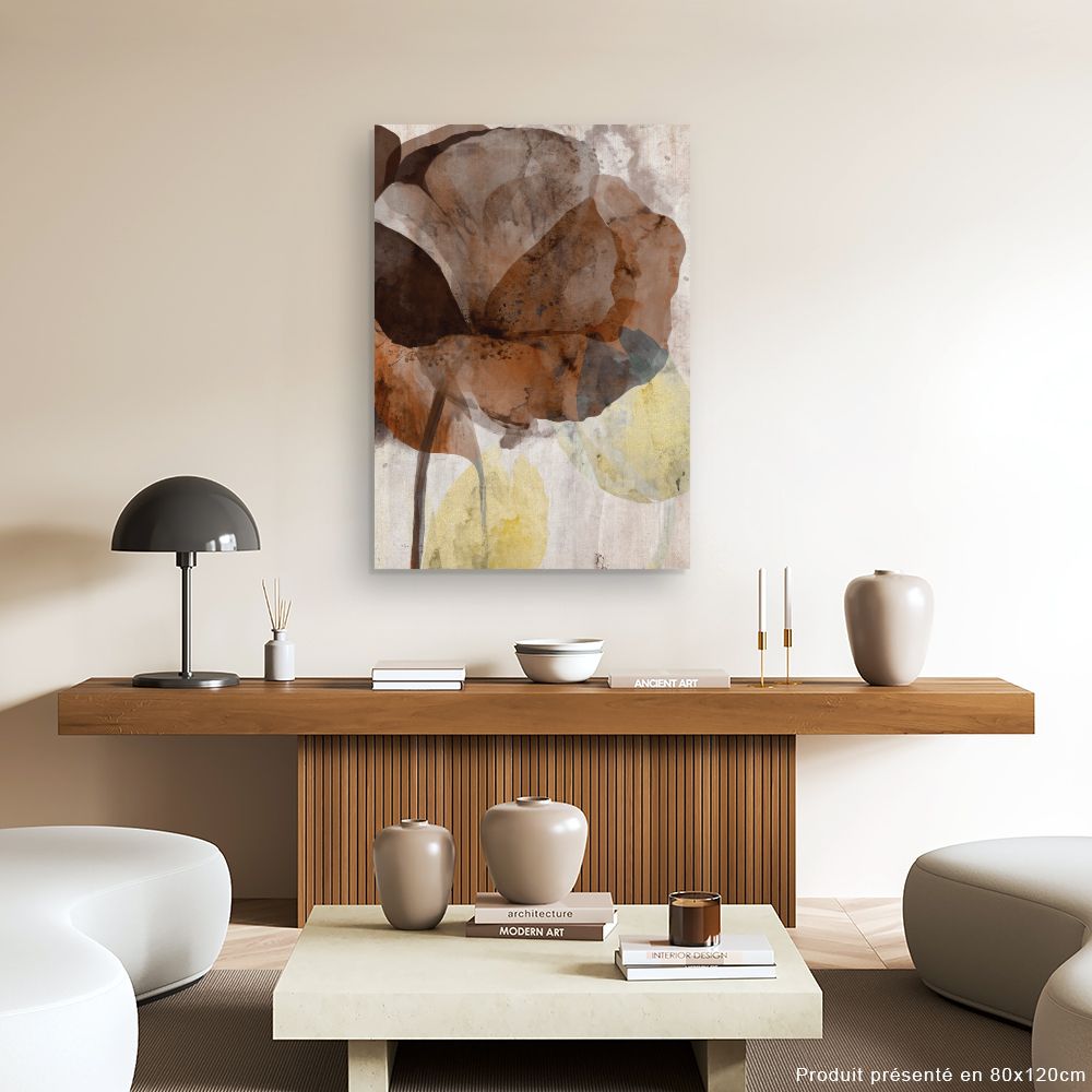 Tableau Fleurs abstraites