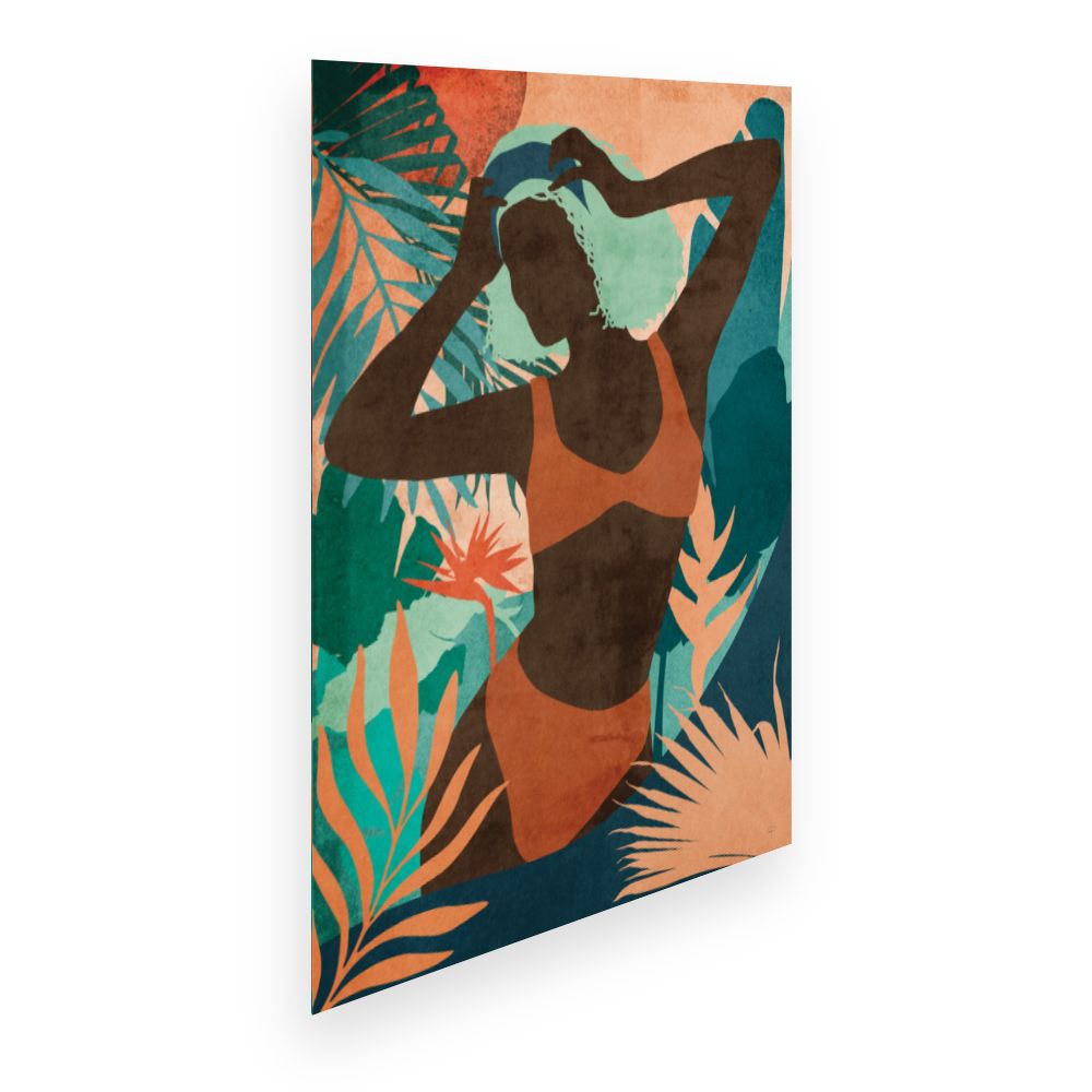 Affiche Silhouette tropicale