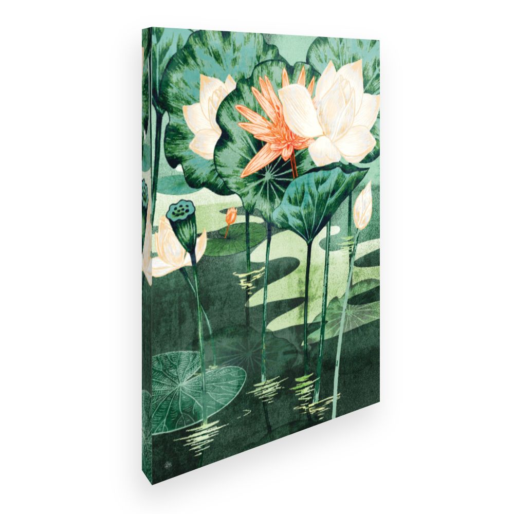 Toile Lotus élégants