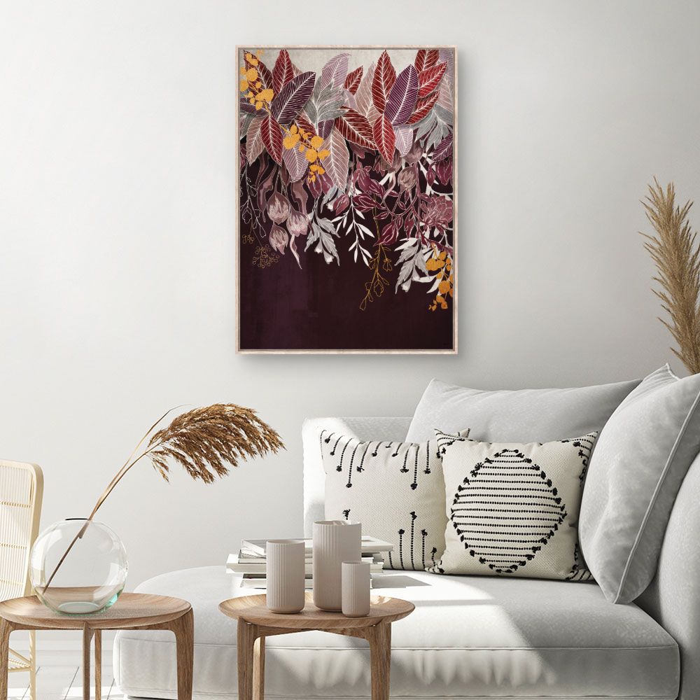 Tableau Feuillage exotique