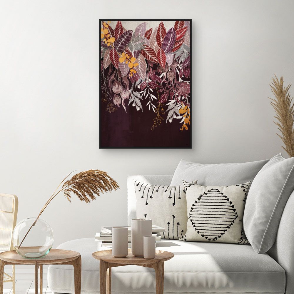 Tableau Feuillage exotique