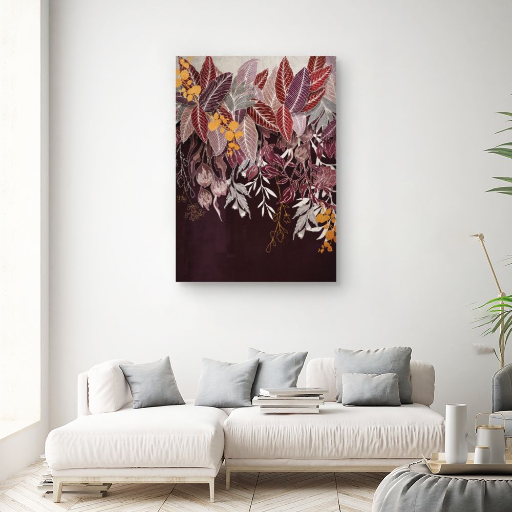 Tableau Feuillage exotique