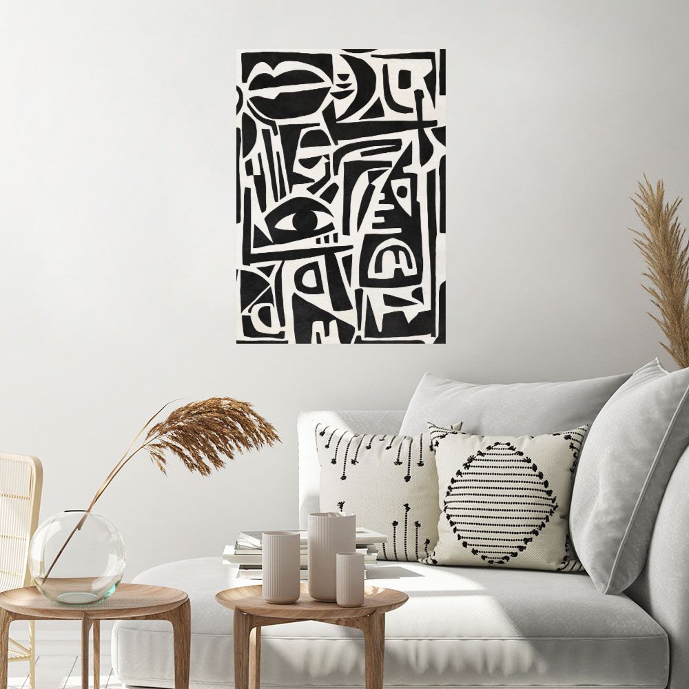 Affiche Formes abstraites captivantes