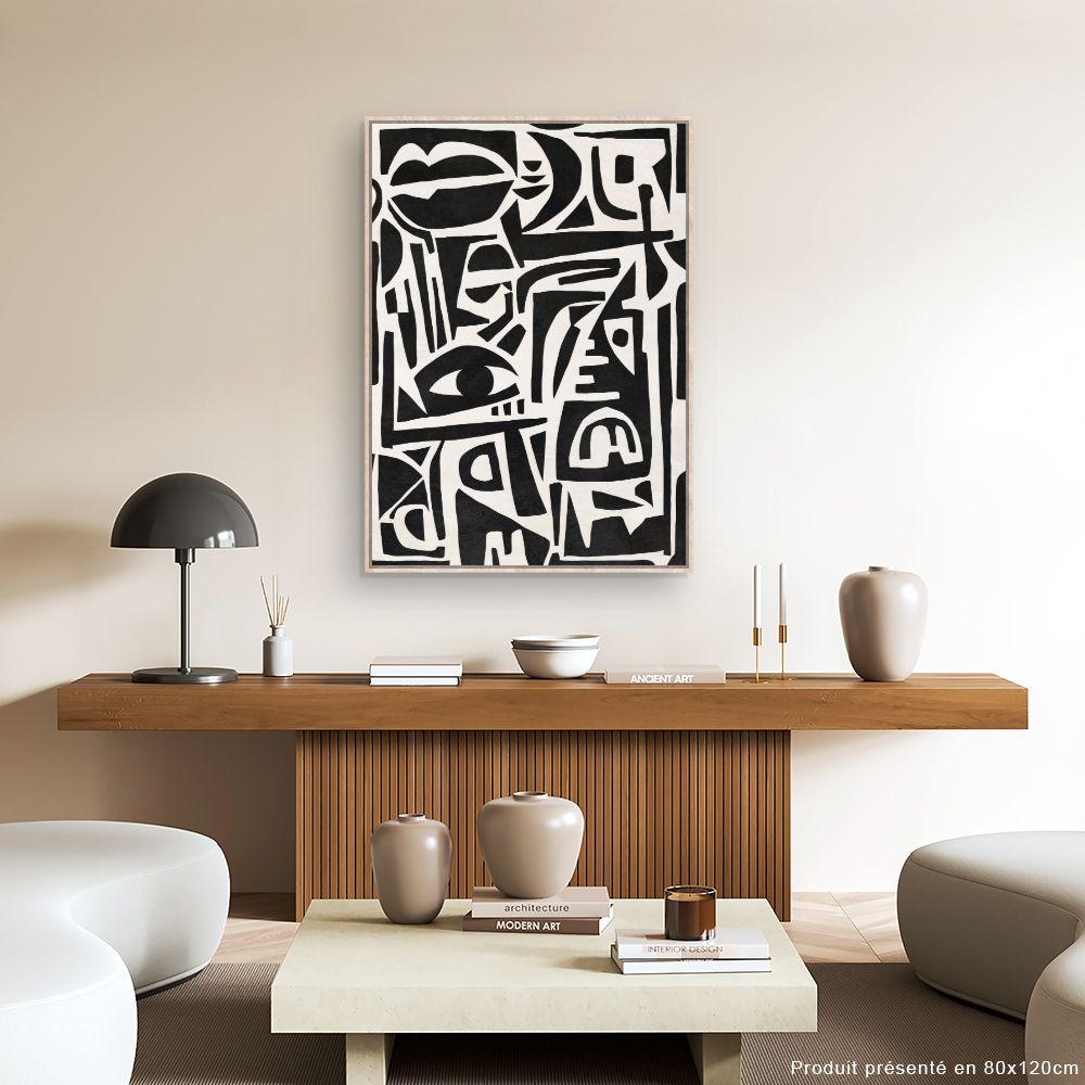 Tableau Formes abstraites captivantes