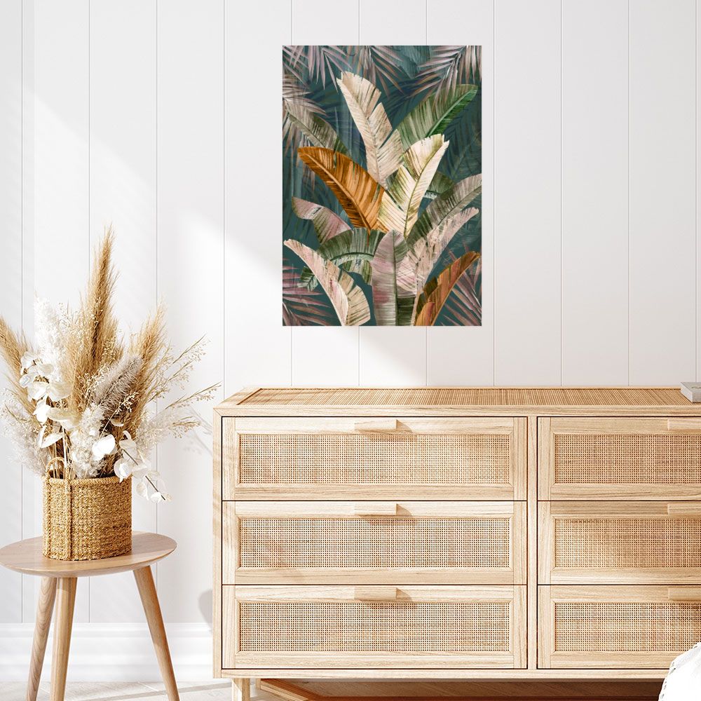 Affiche Feuillage exotique
