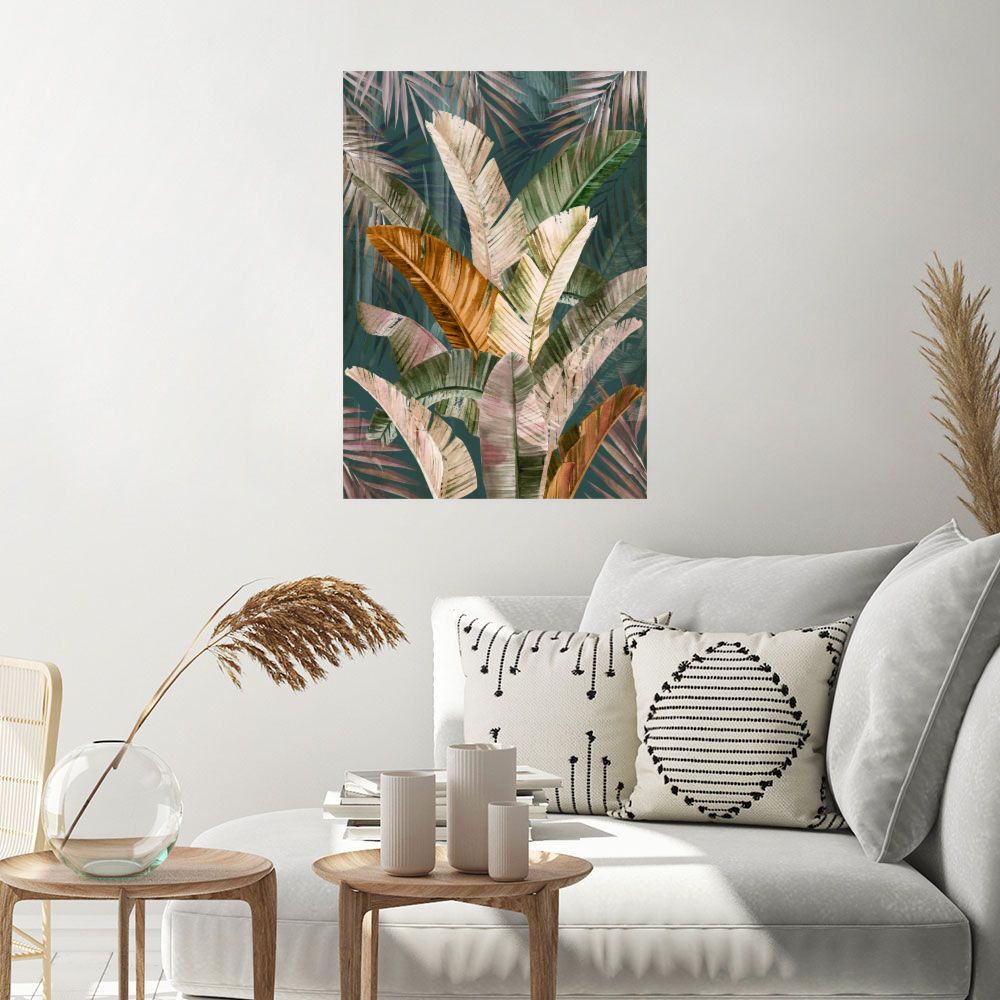 Affiche Feuillage exotique