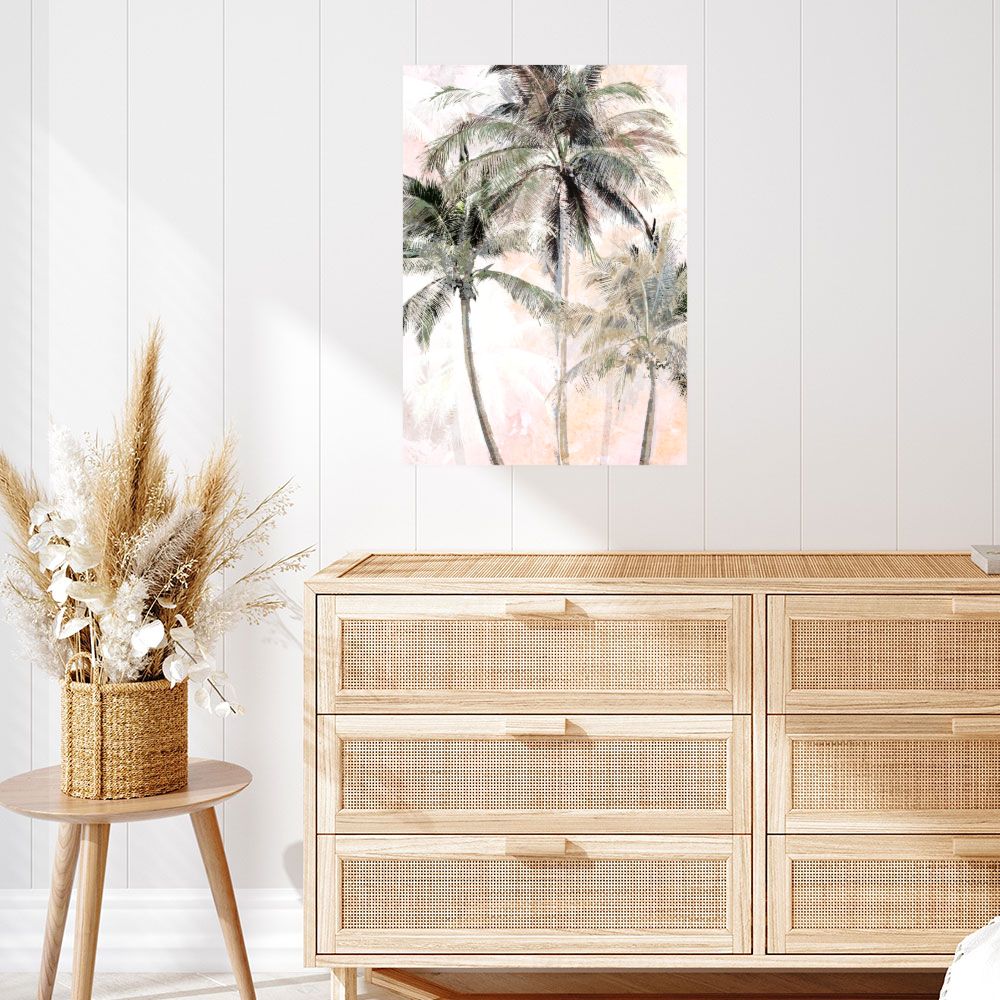 Affiche Palmiers tropicaux