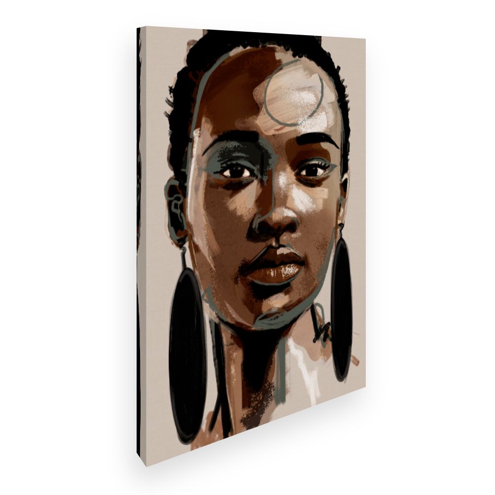 Toile Portrait artistique