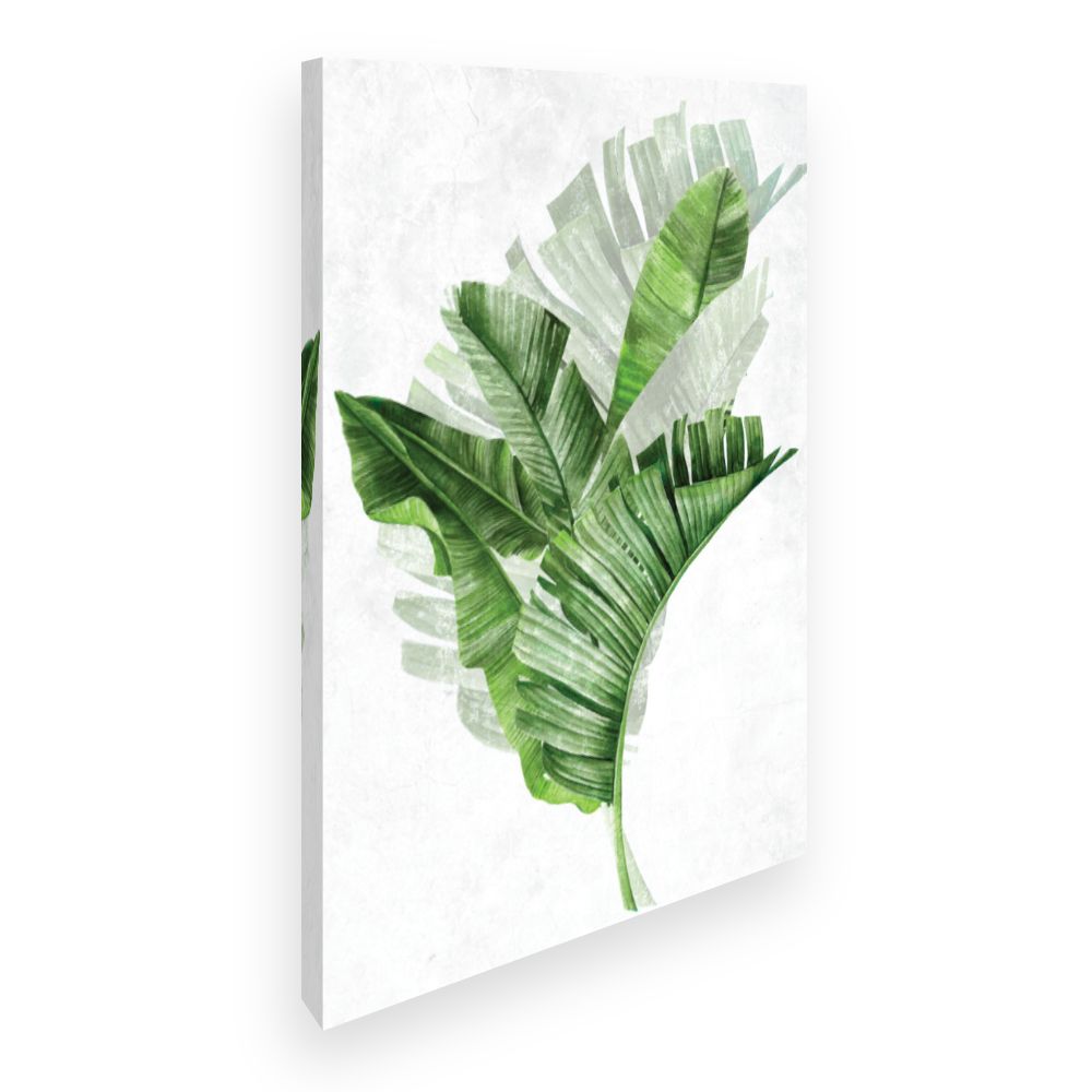 Toile Feuilles tropicales
