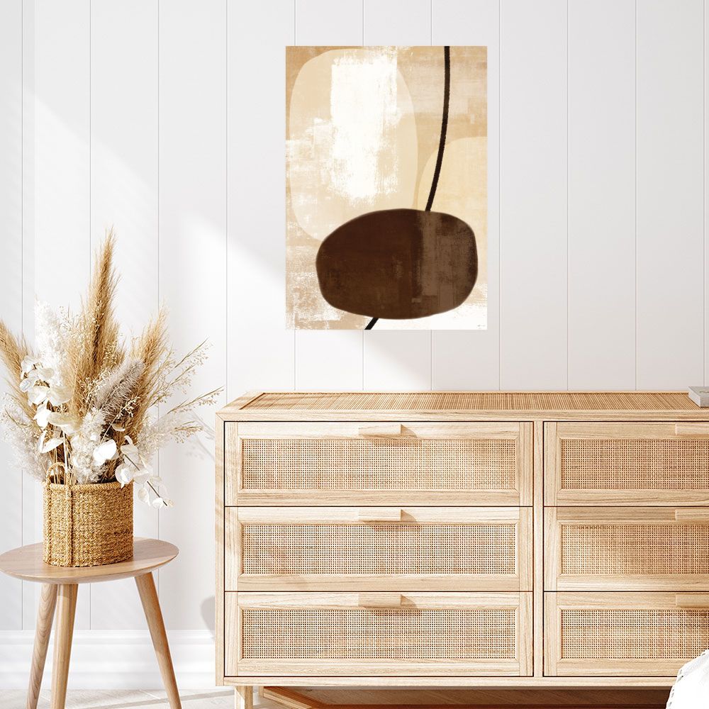 Affiche Formes abstraites apaisantes