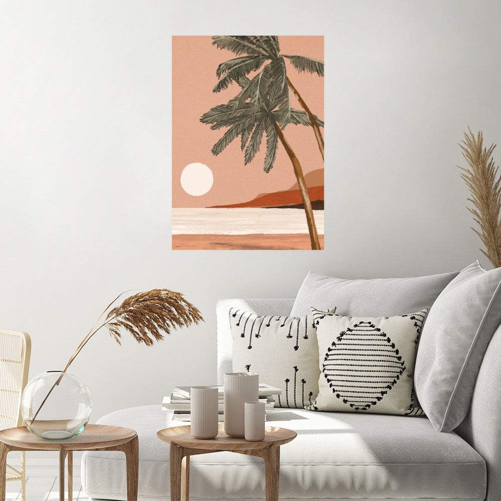 Affiche Palmiers paisibles