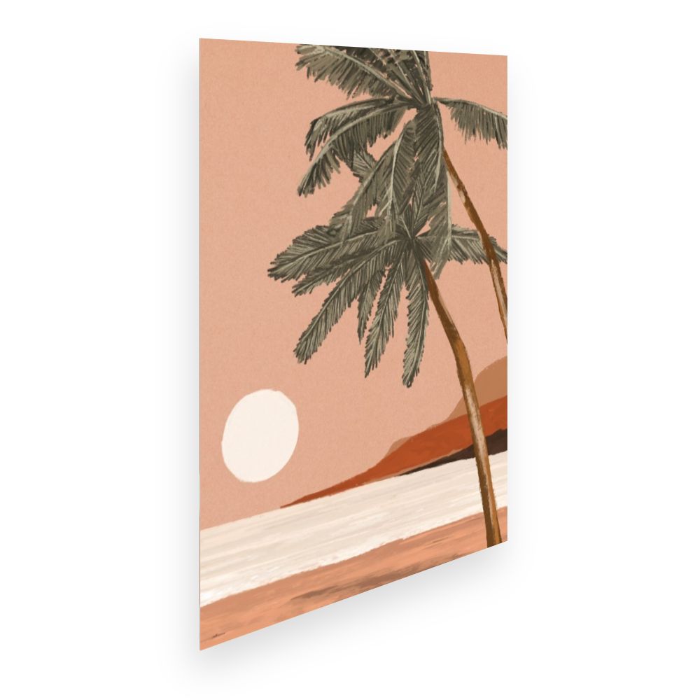 Affiche Palmiers paisibles