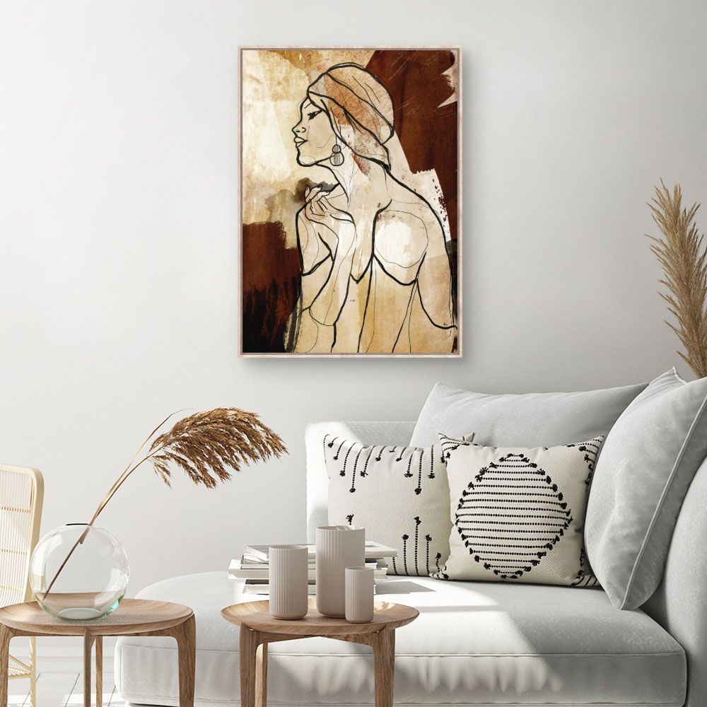 Tableau Silhouette élégante