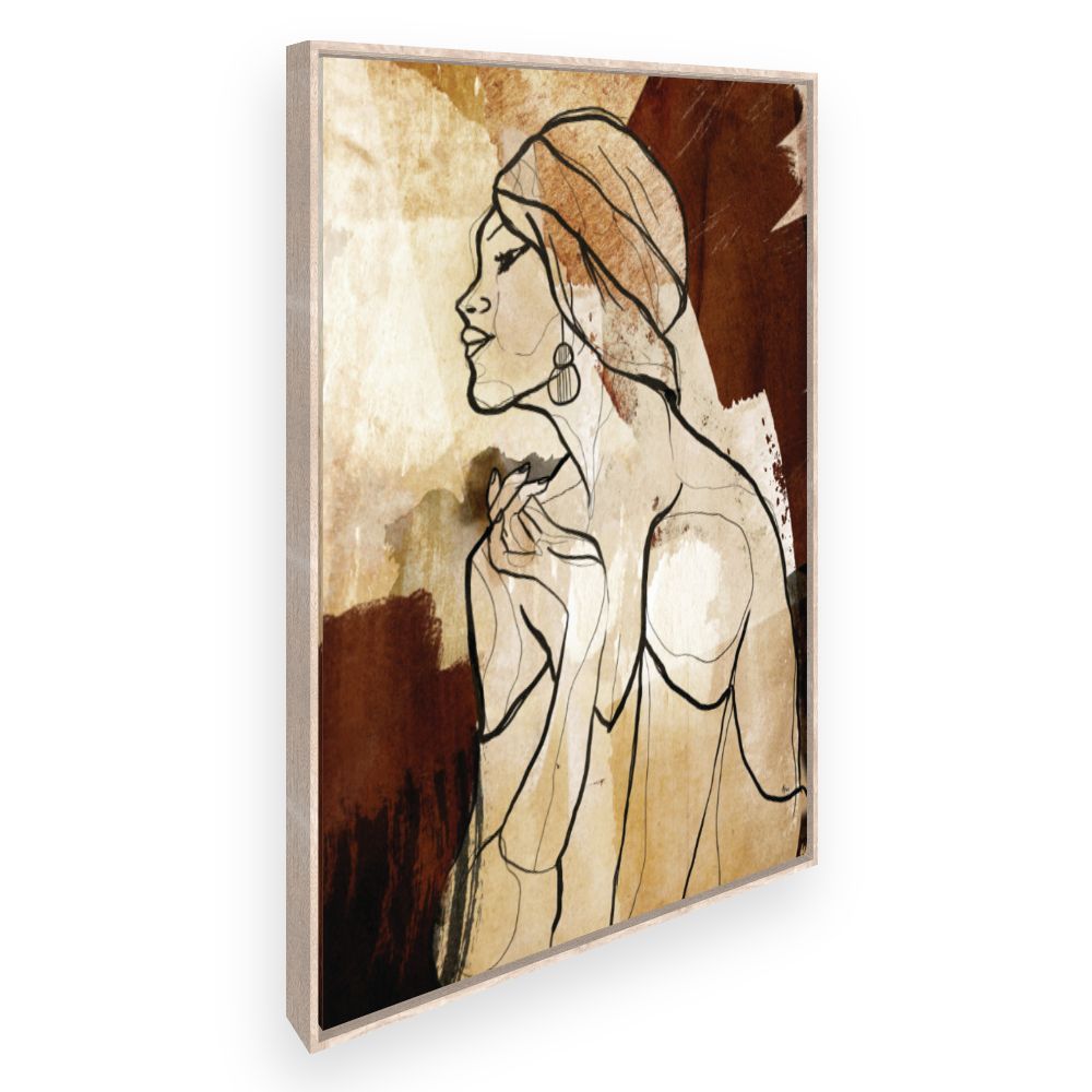 Toile Silhouette élégante