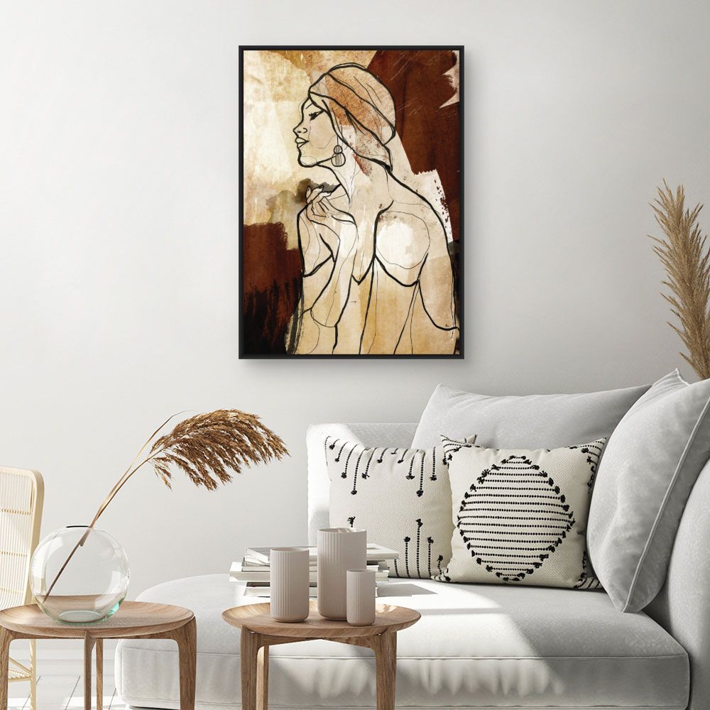 Tableau Silhouette élégante