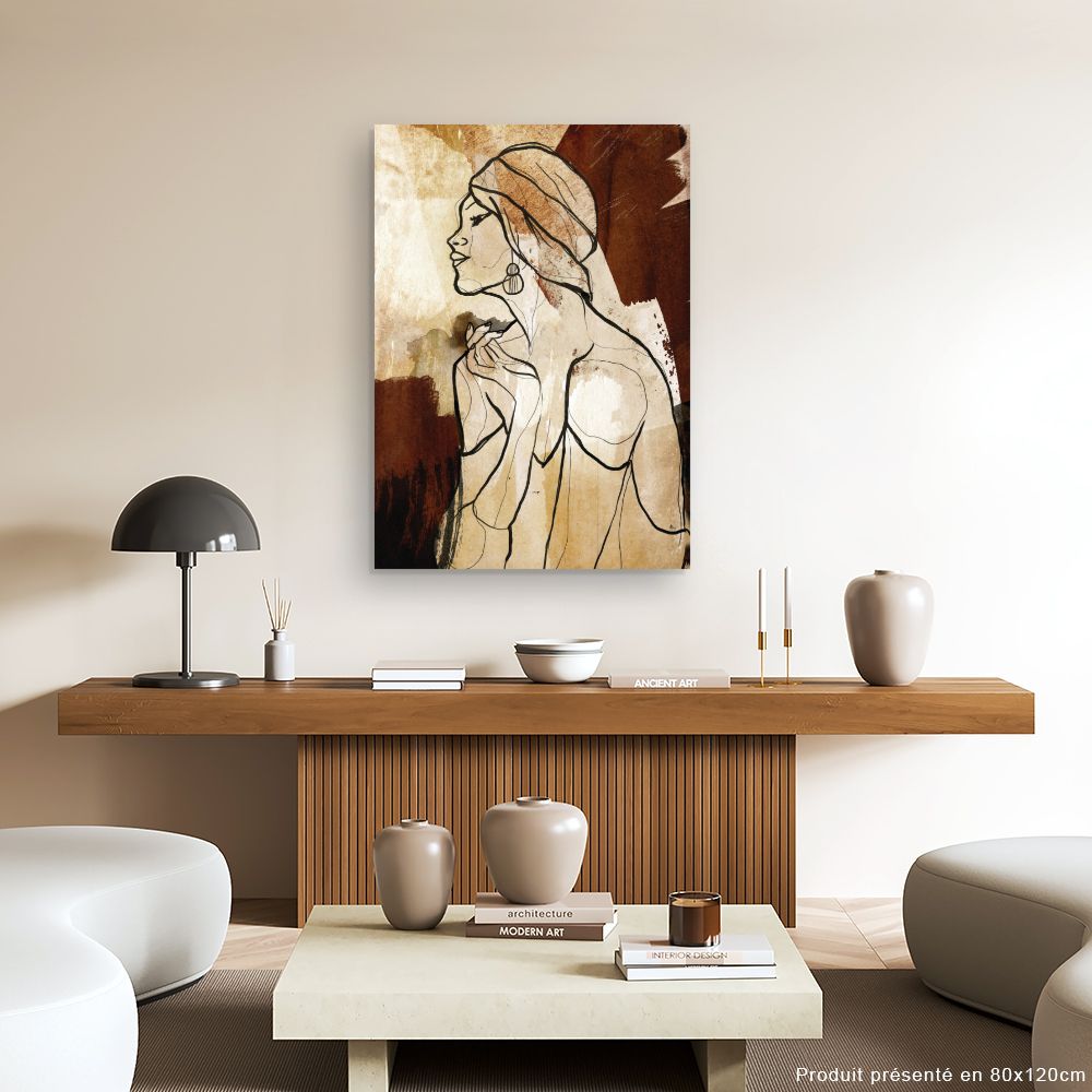 Tableau Silhouette élégante