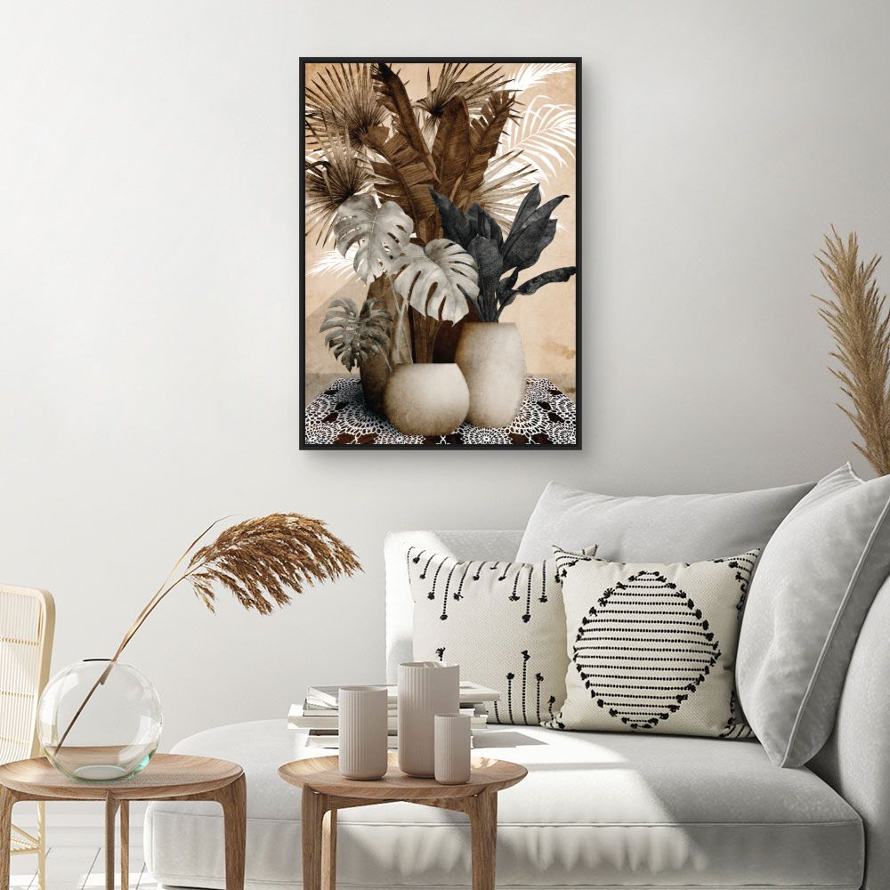 Tableau Feuillage exotique élégant