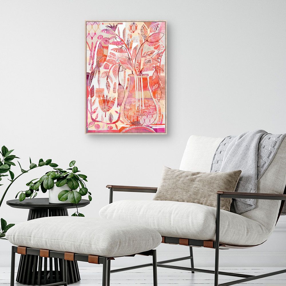 Tableau Jardin exotique