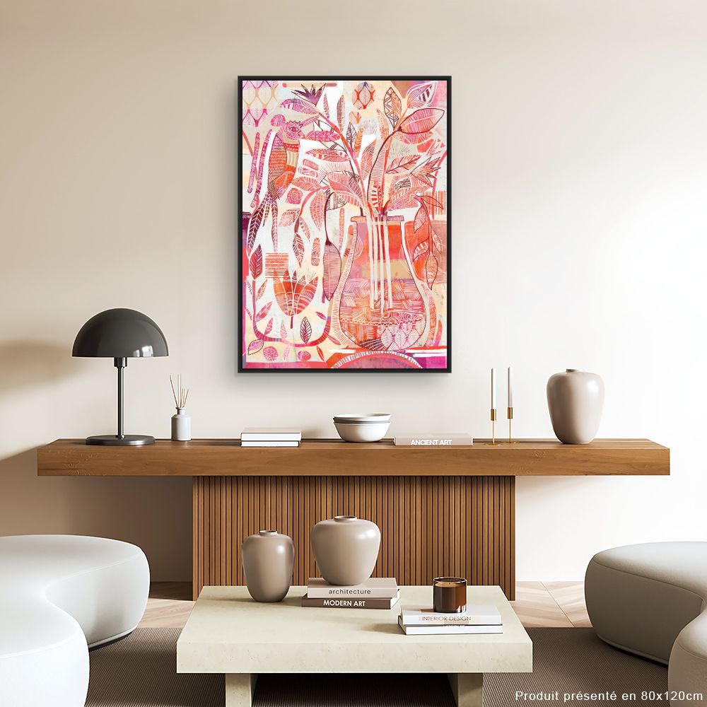 Tableau Jardin exotique