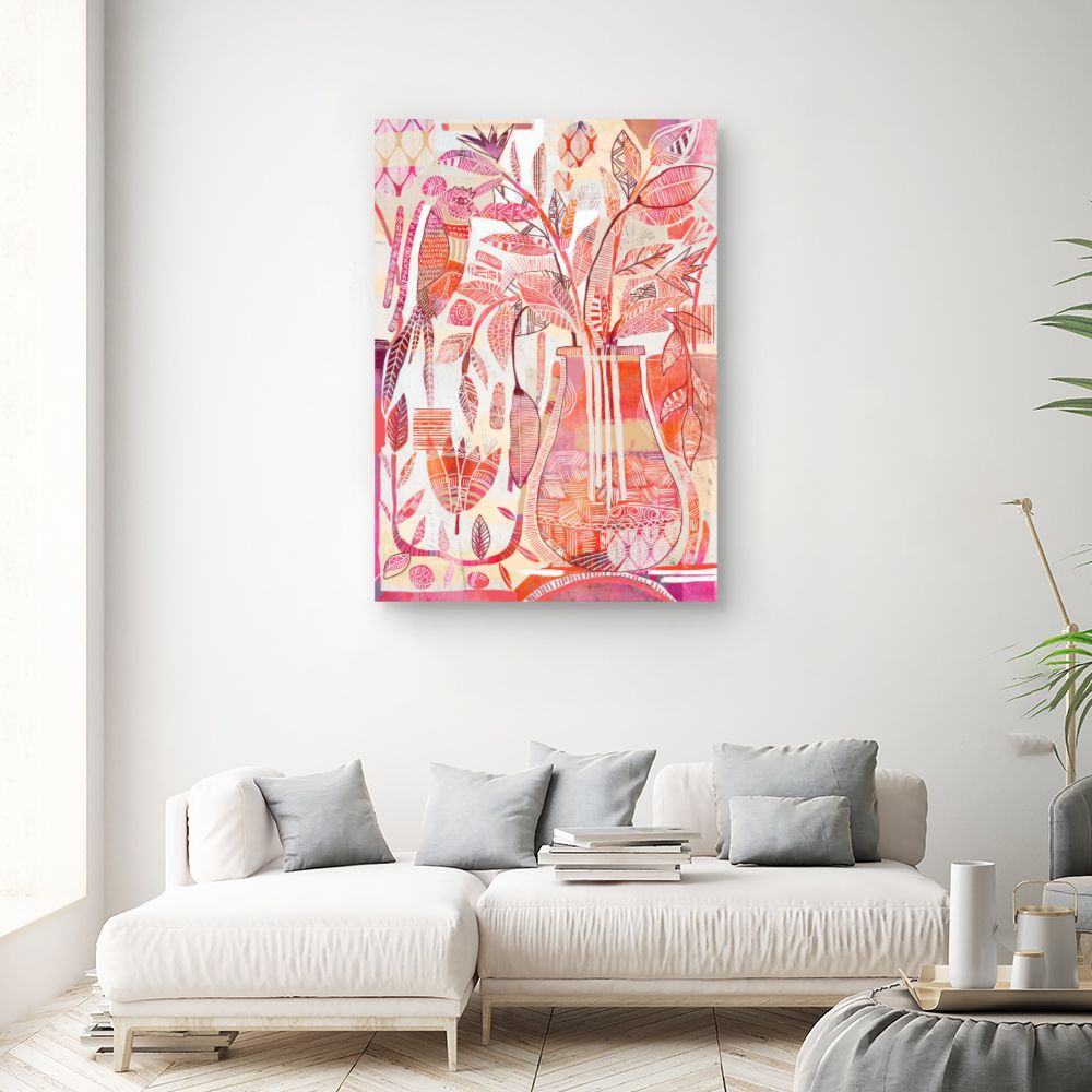 Tableau Jardin exotique