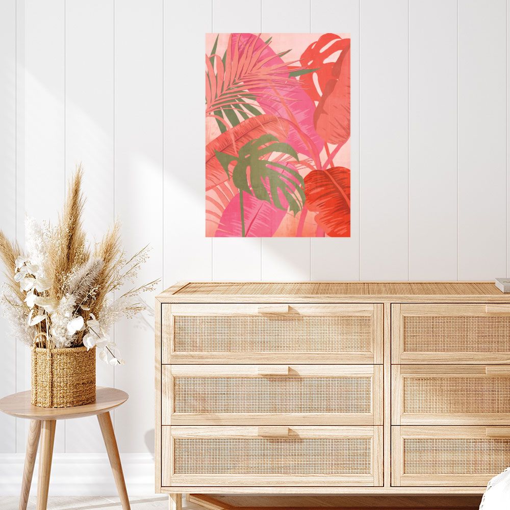 Affiche Feuillage exotique