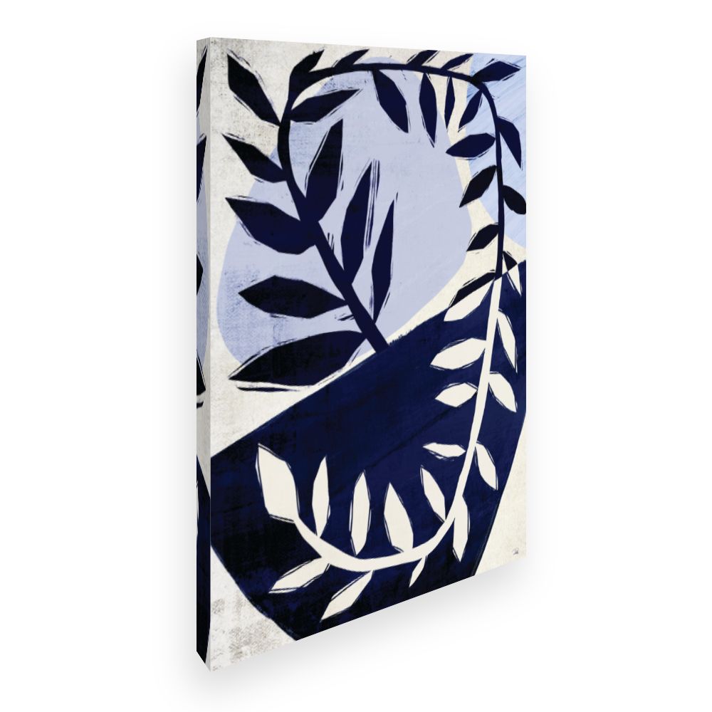 Toile Feuillage abstrait