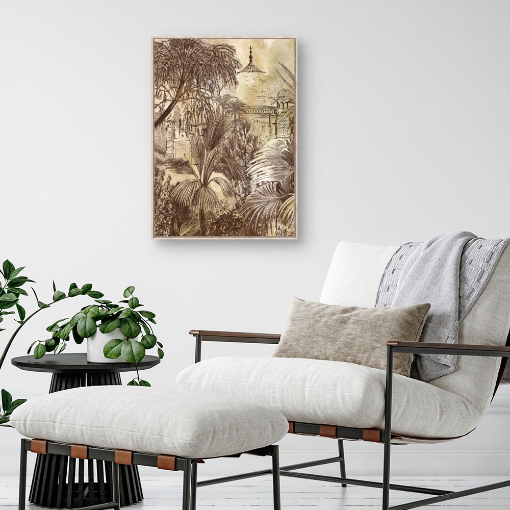 Tableau Paysage exotique