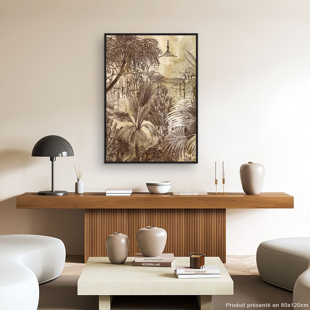 Tableau Paysage exotique