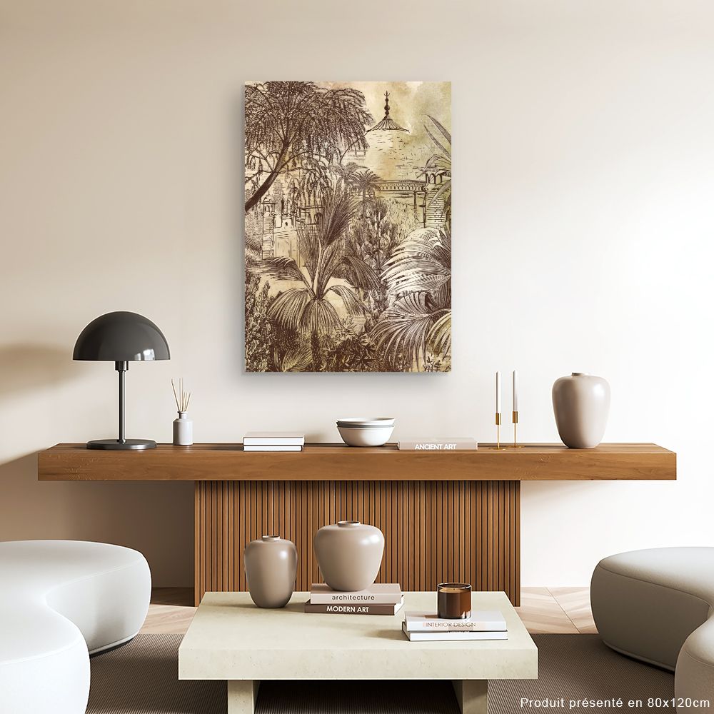 Tableau Paysage exotique