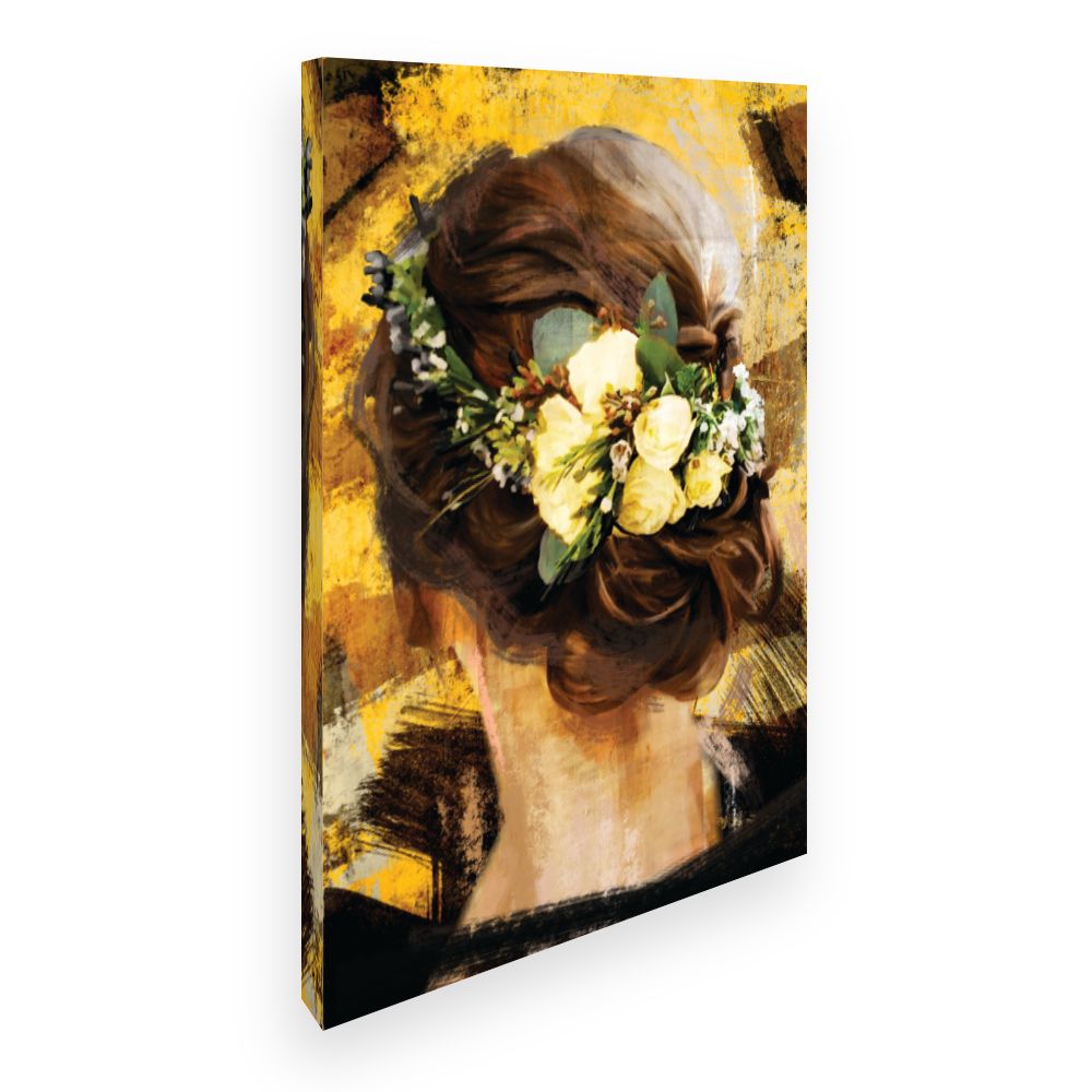 Toile Fleurs élégantes