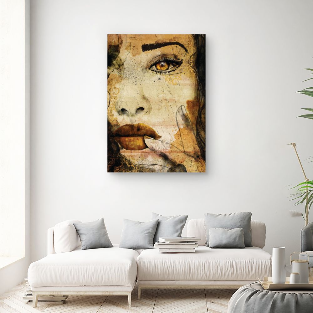 Tableau Portrait artistique mystérieux