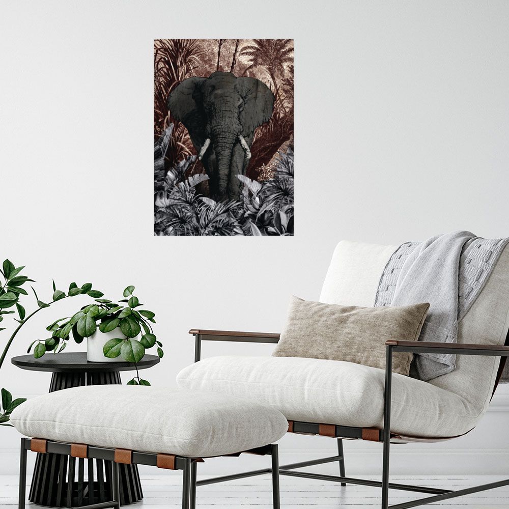 Affiche Éléphant majestueux