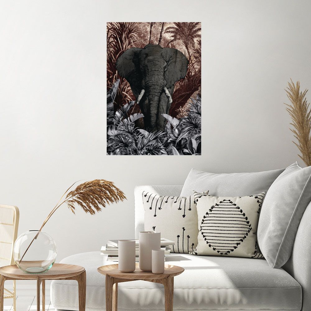 Affiche Éléphant majestueux