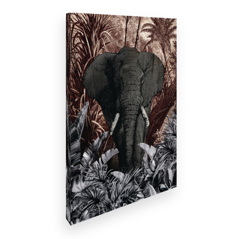 Toile Éléphant majestueux