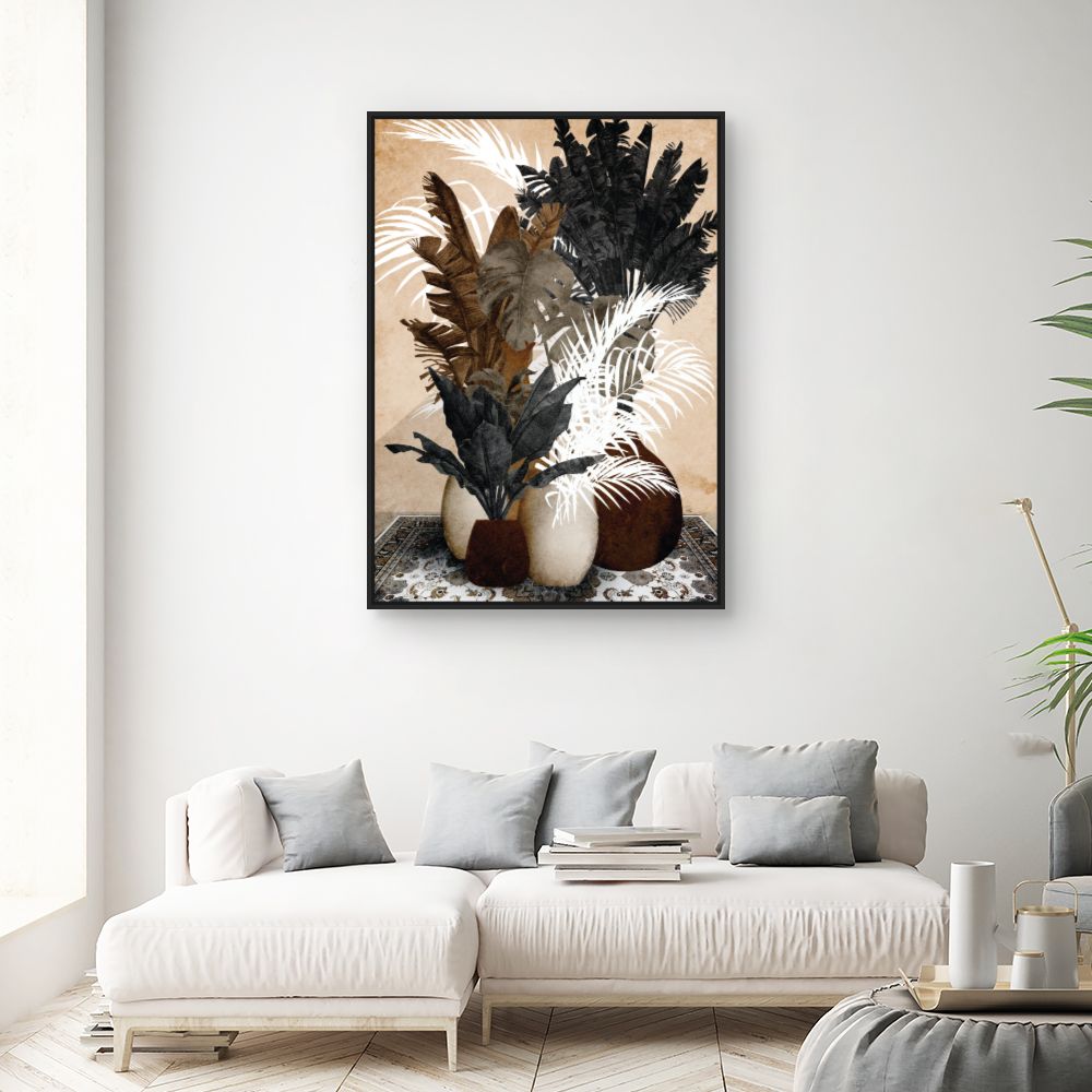 Tableau Feuillage exotique