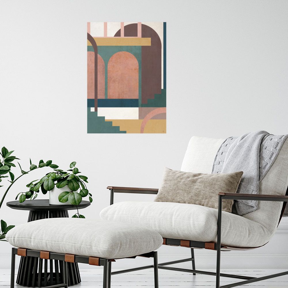 Affiche Arches géométriques