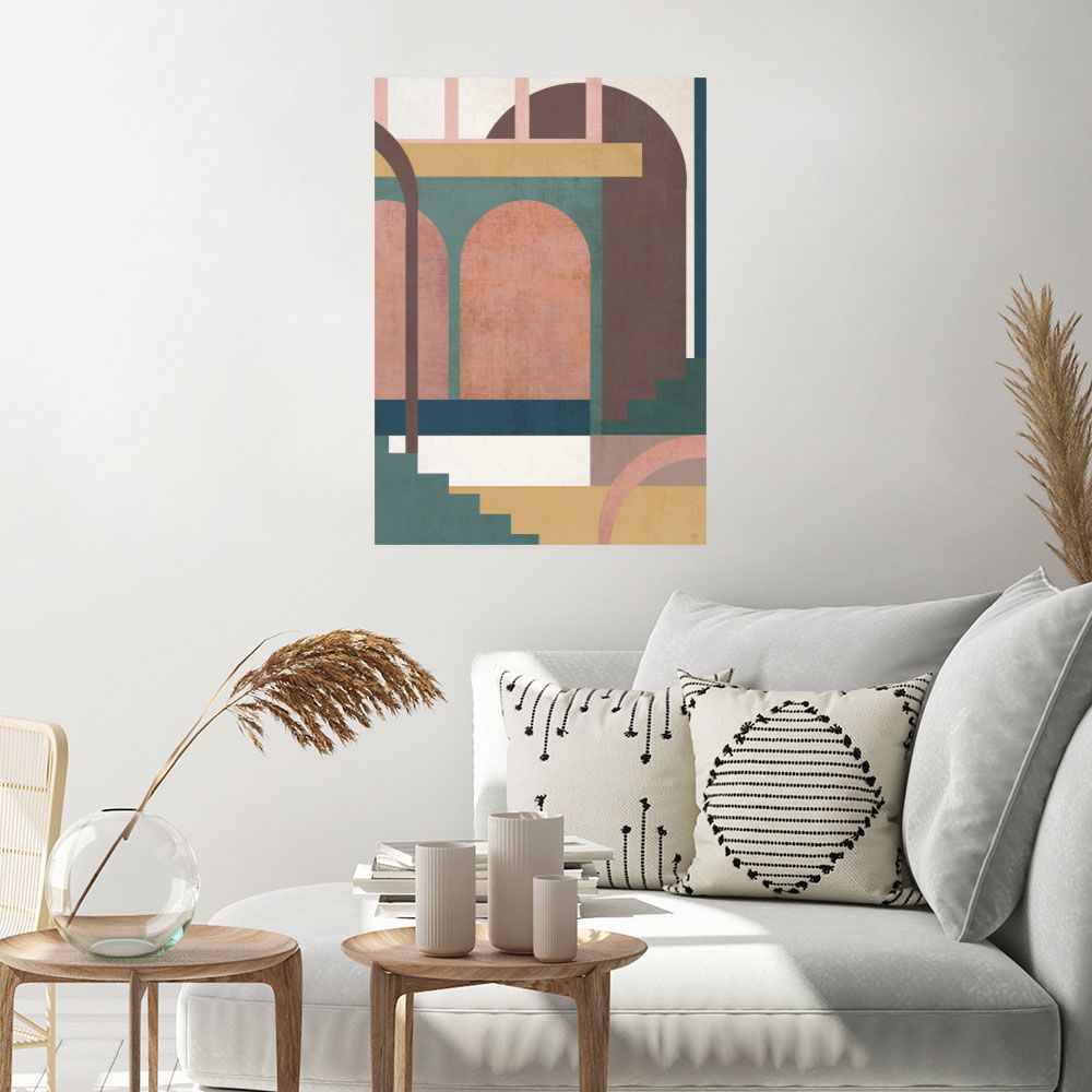 Affiche Arches géométriques