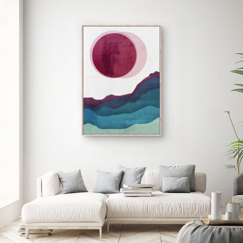 Tableau Paysage abstrait serein