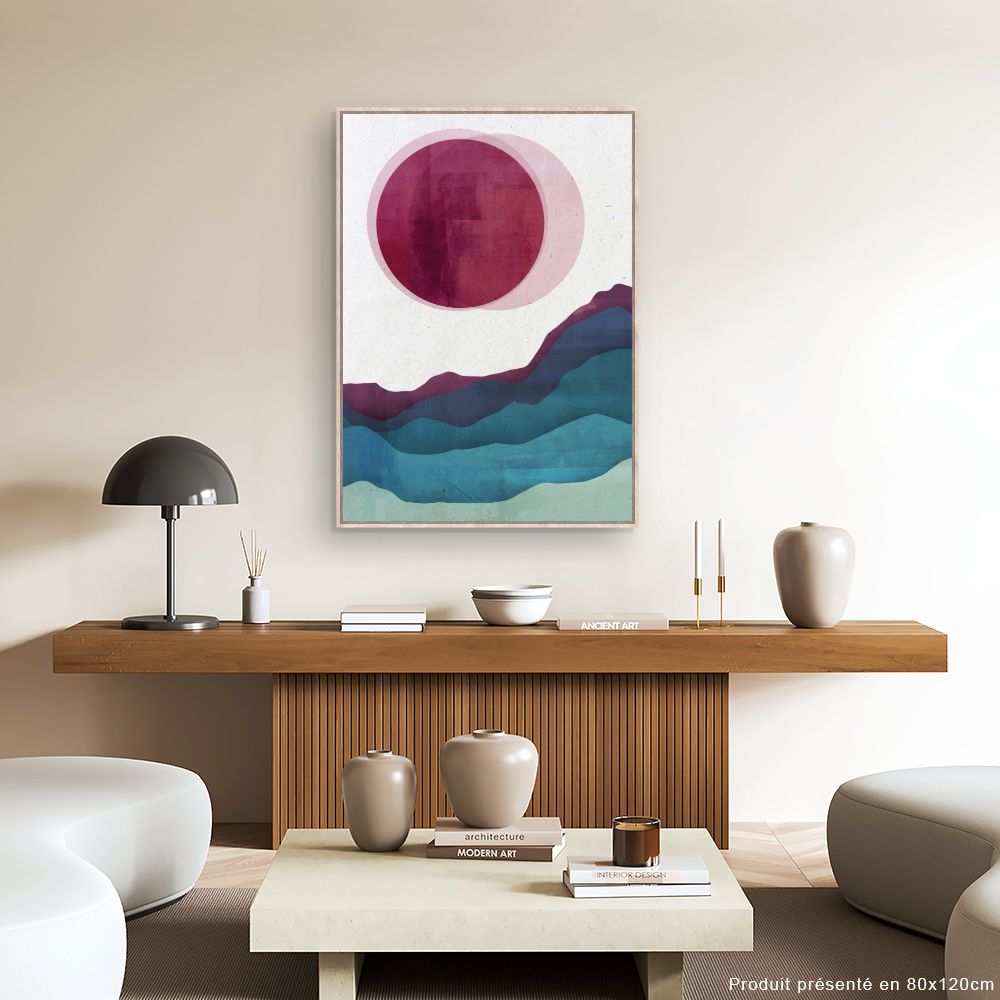 Tableau Paysage abstrait serein